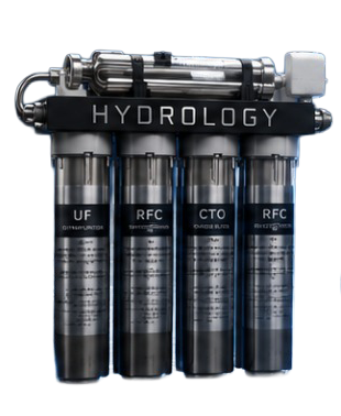Sistema Hydrology instalado bajo el fregadero